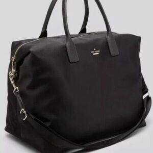 Kate Spade Elegant Black weekender bag